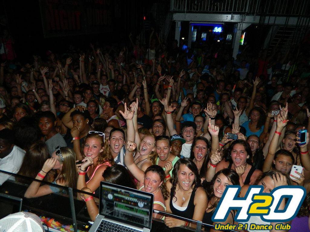 H2O Under 21 Night Club Ocean City MD Teen Dance Club